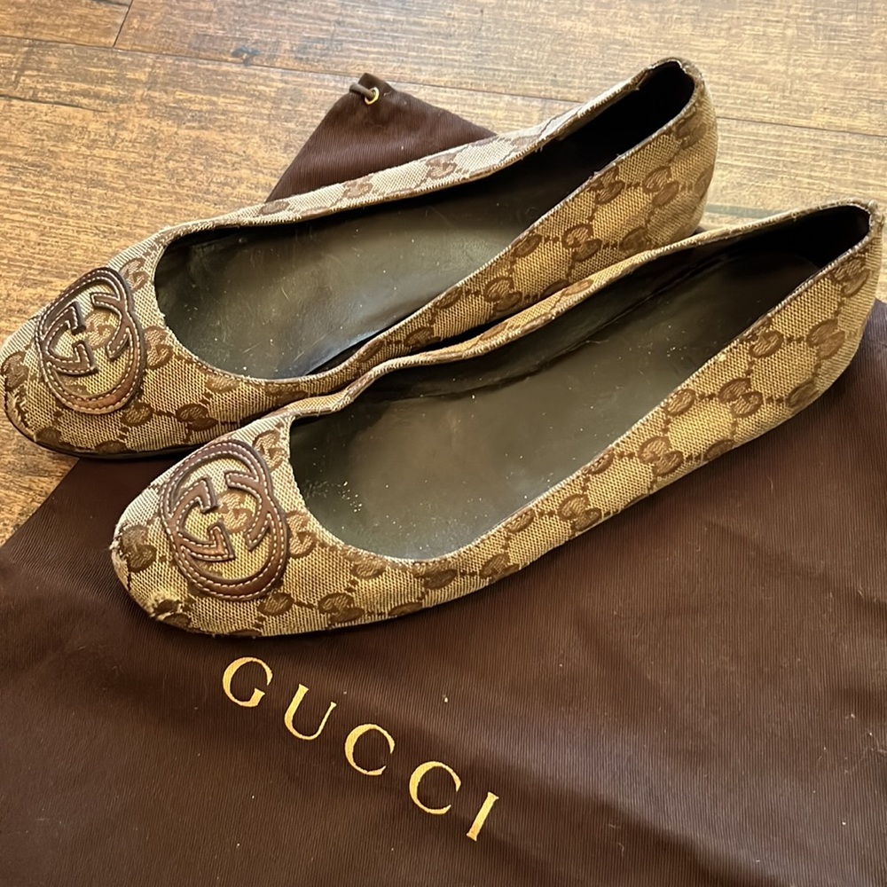 Gucci Authentic Vintage Flats - image 1